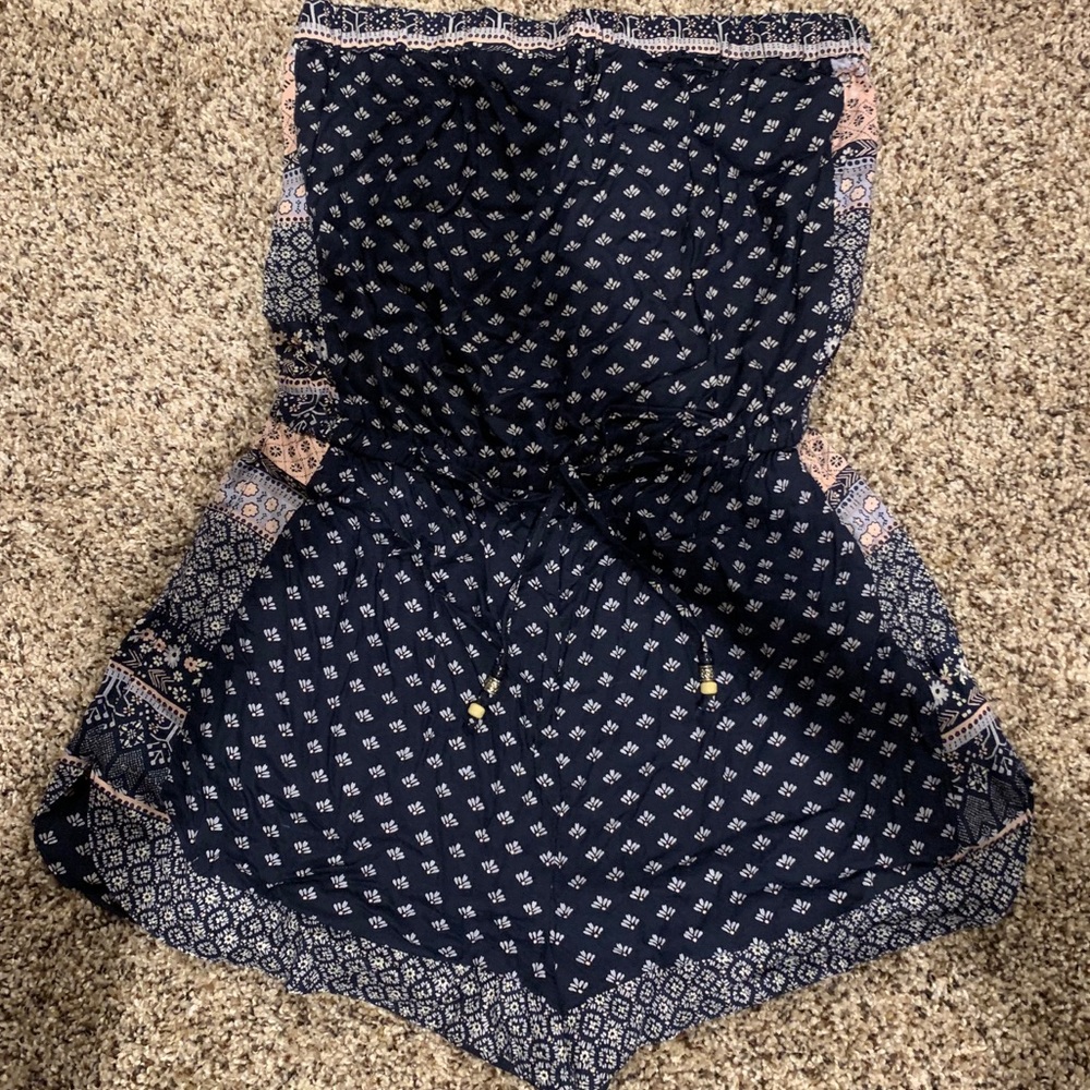 Strapless Romper